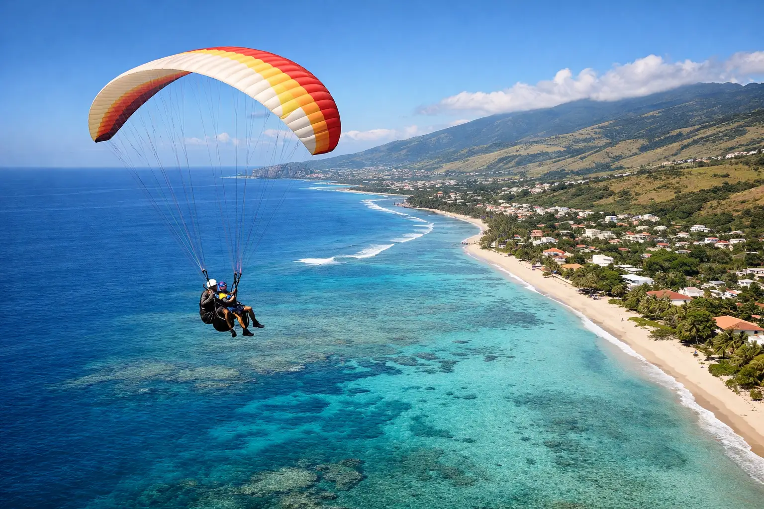 Parapente Réunion lagon - l’expérience à Saint-Leu