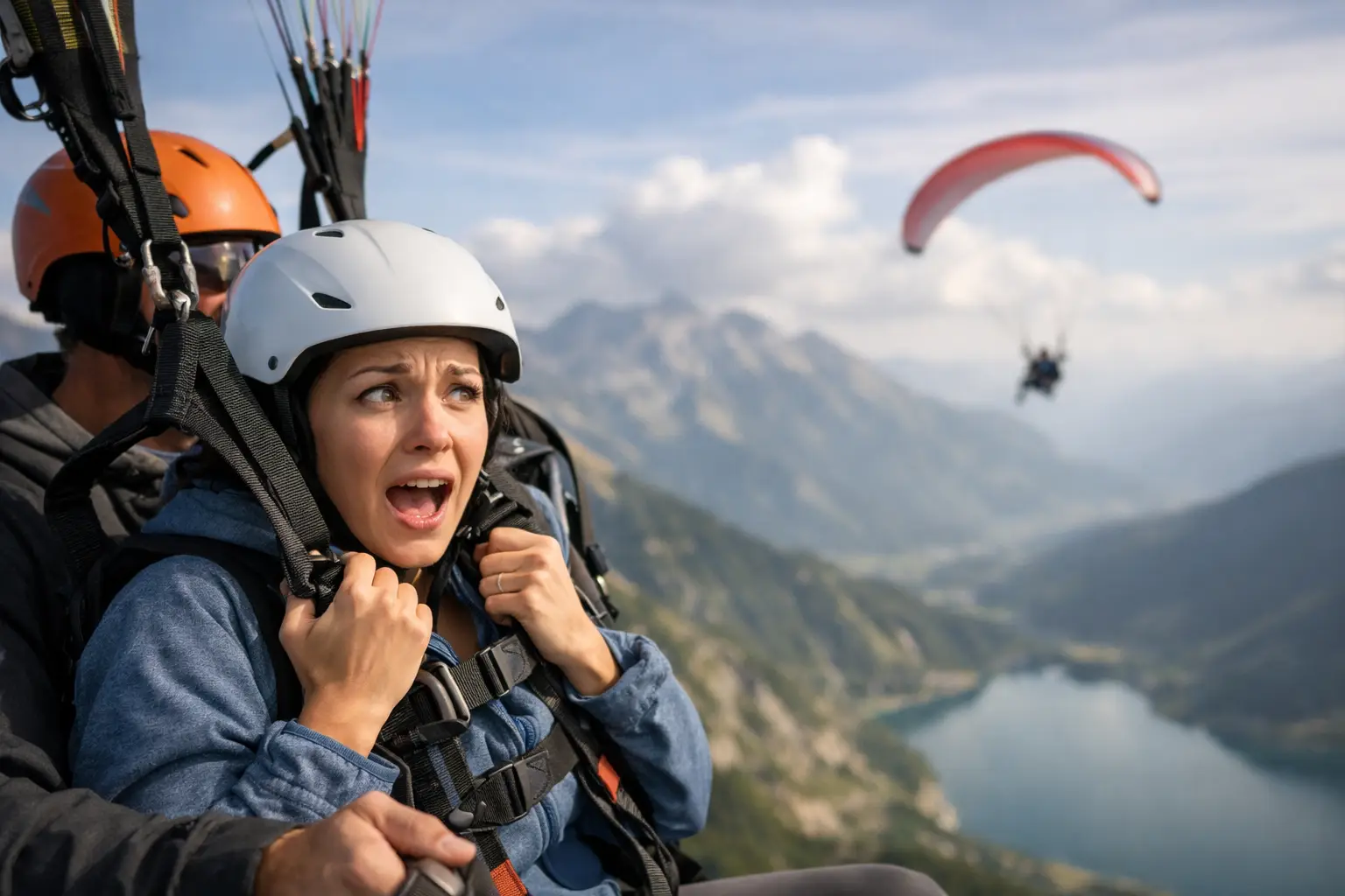 Est-ce que le parapente fait peur ?