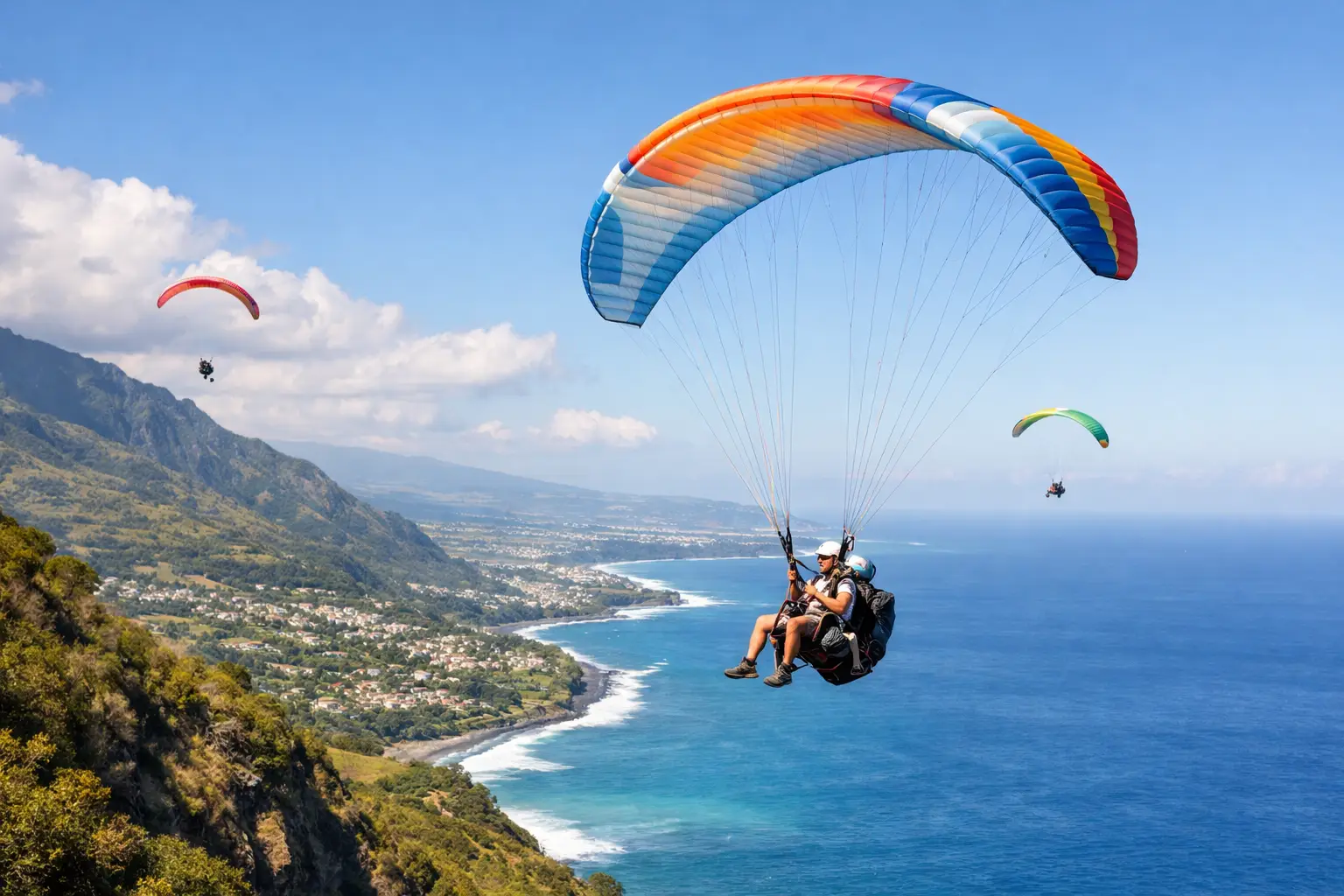 Guide premier vol parapente à La Réunion