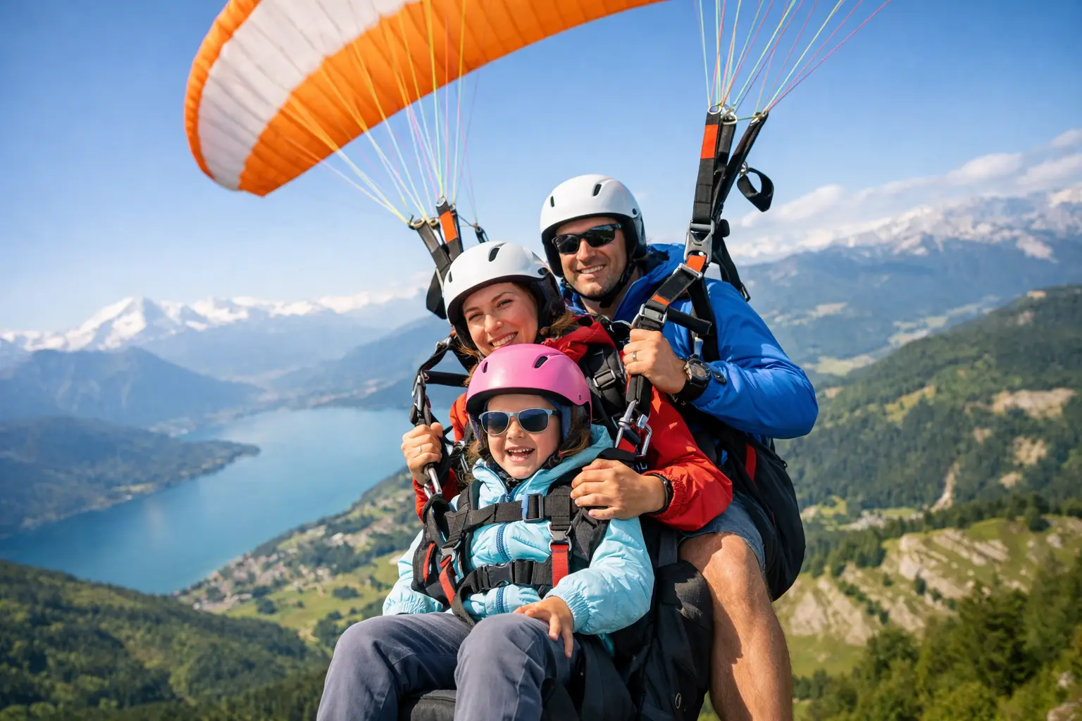 Peut-on voler en famille en parapente ?