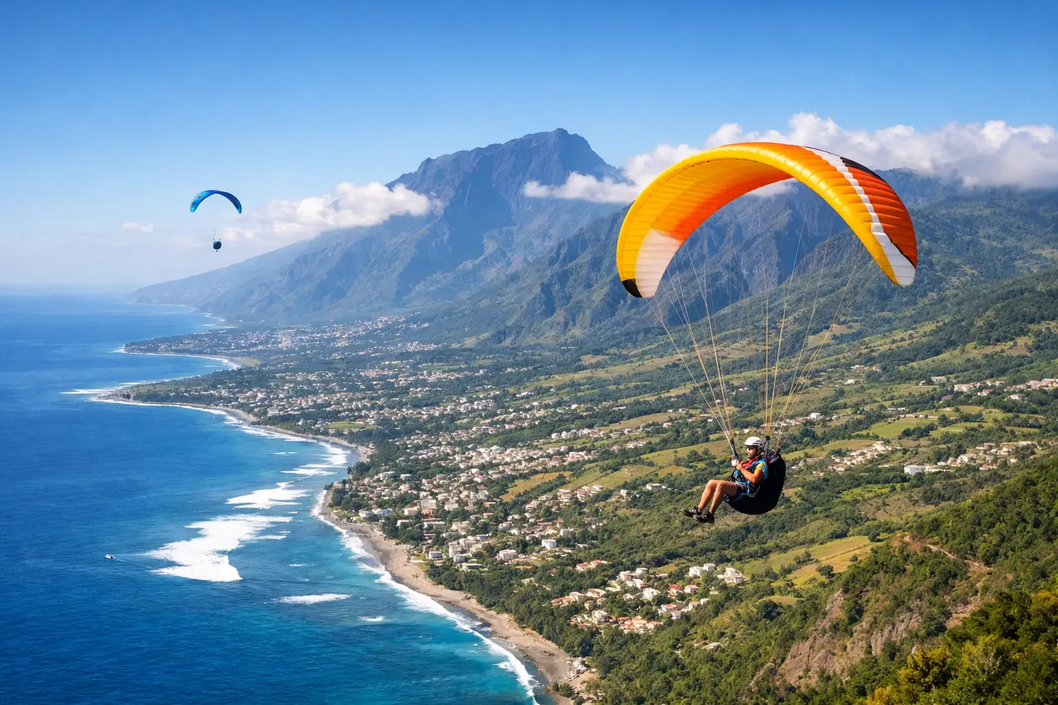 Que voir en parapente à La Réunion ?