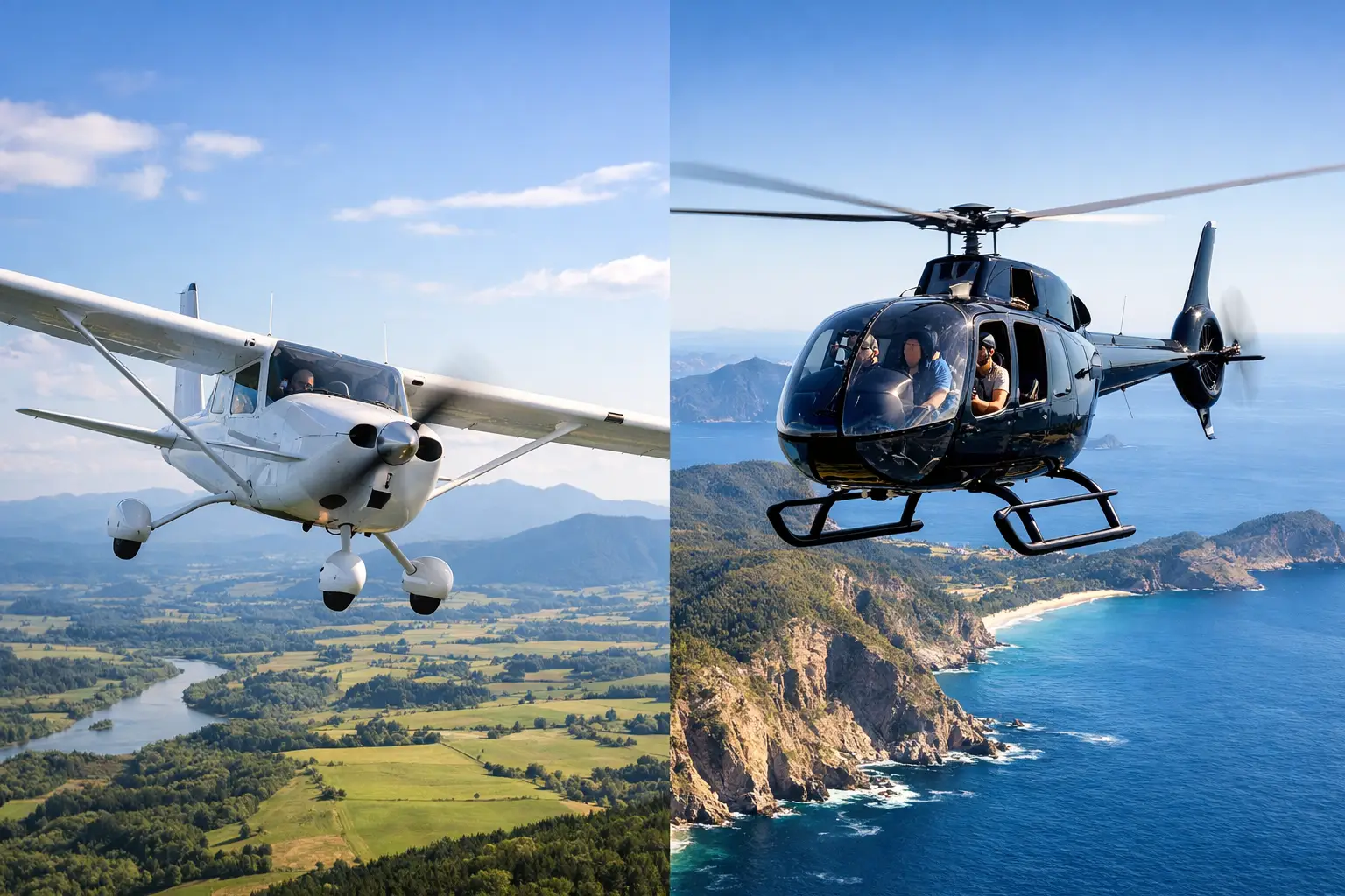 Vol découverte ou vol panoramique ?