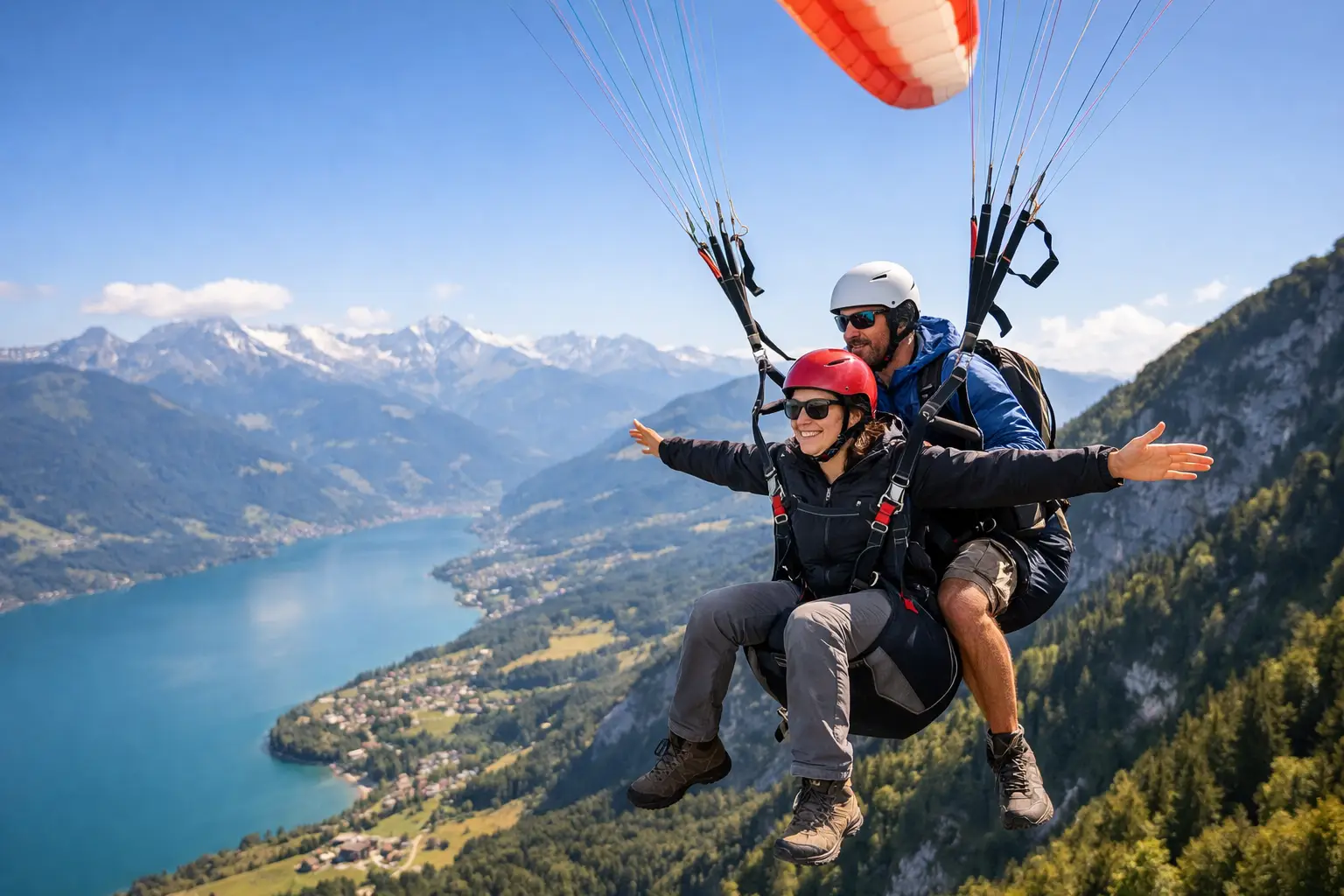 Pourquoi choisir un vol biplace en parapente