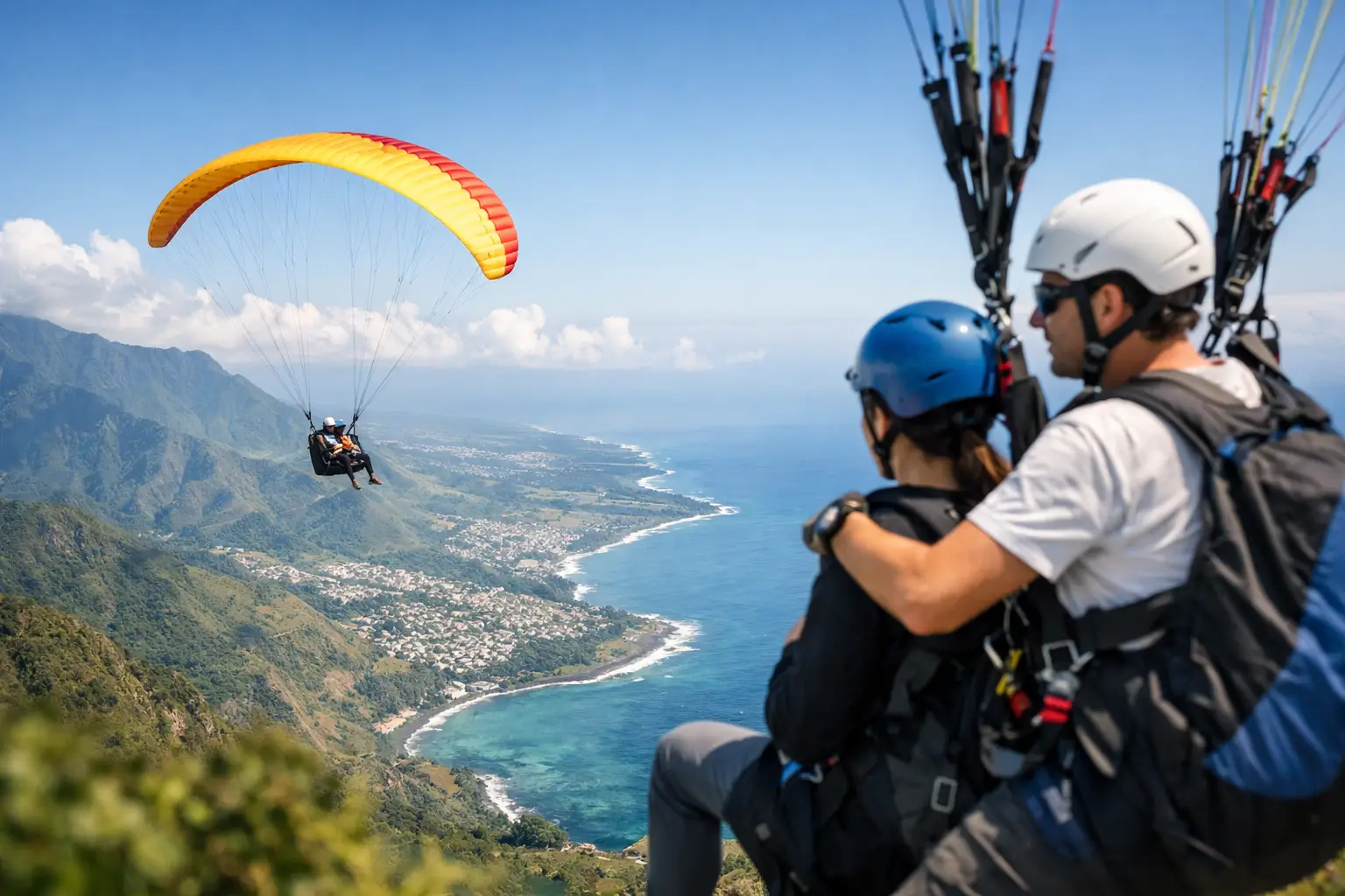 Comment choisir son baptême parapente à La Réunion
