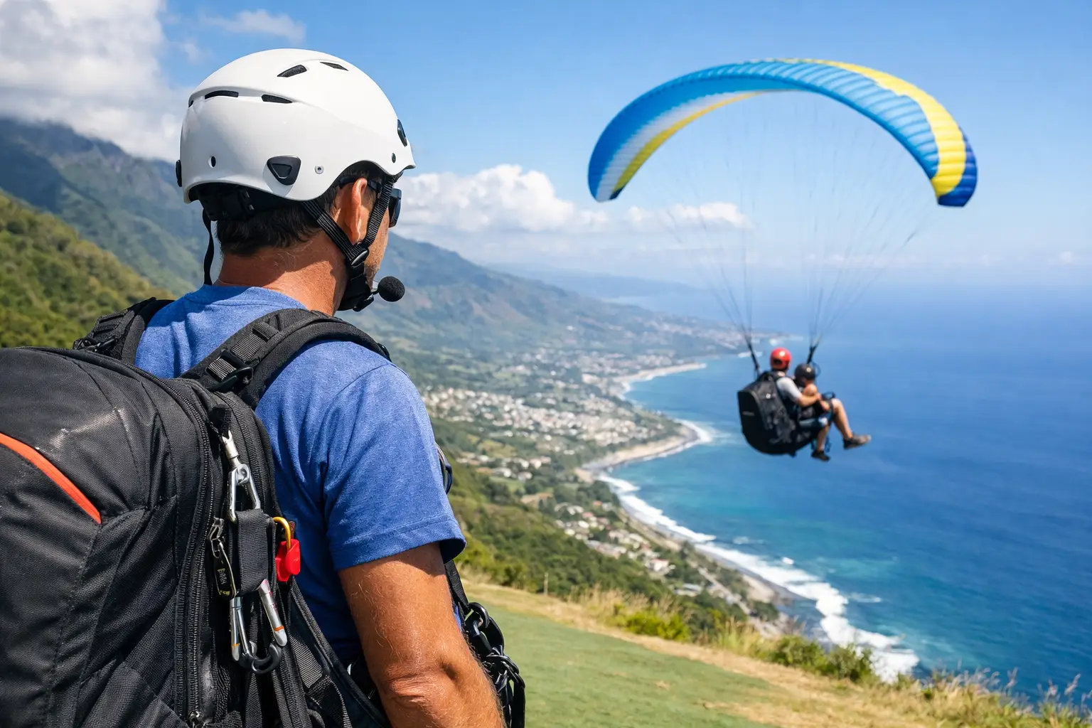 Moniteur parapente professionnel à La Réunion