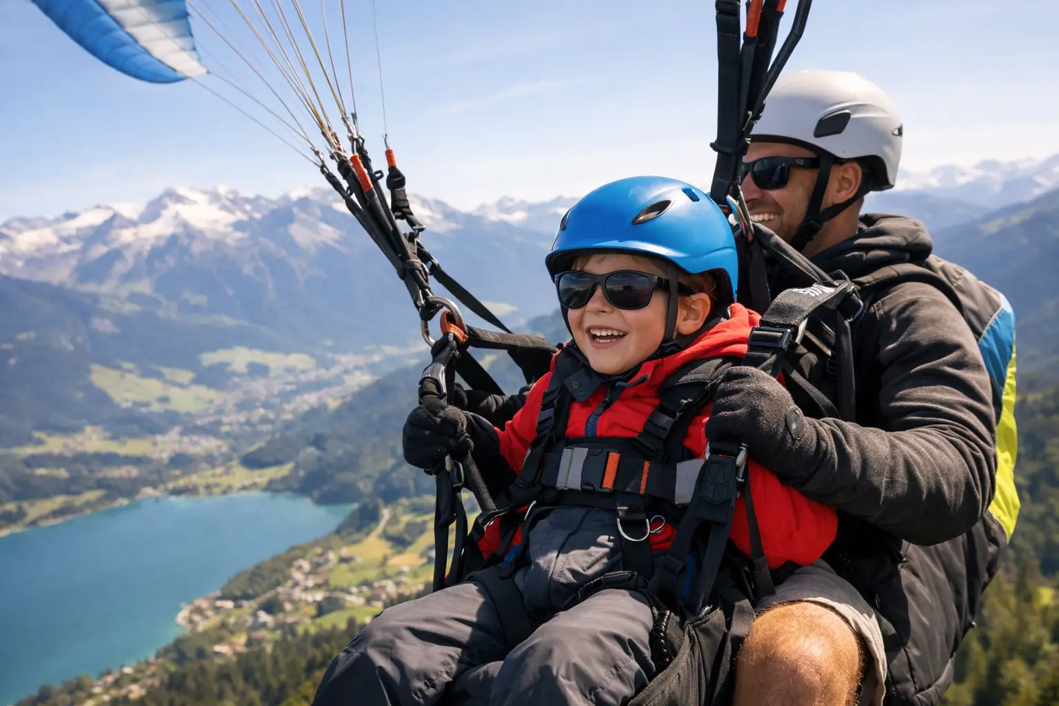 Retour d’expérience parapente enfant