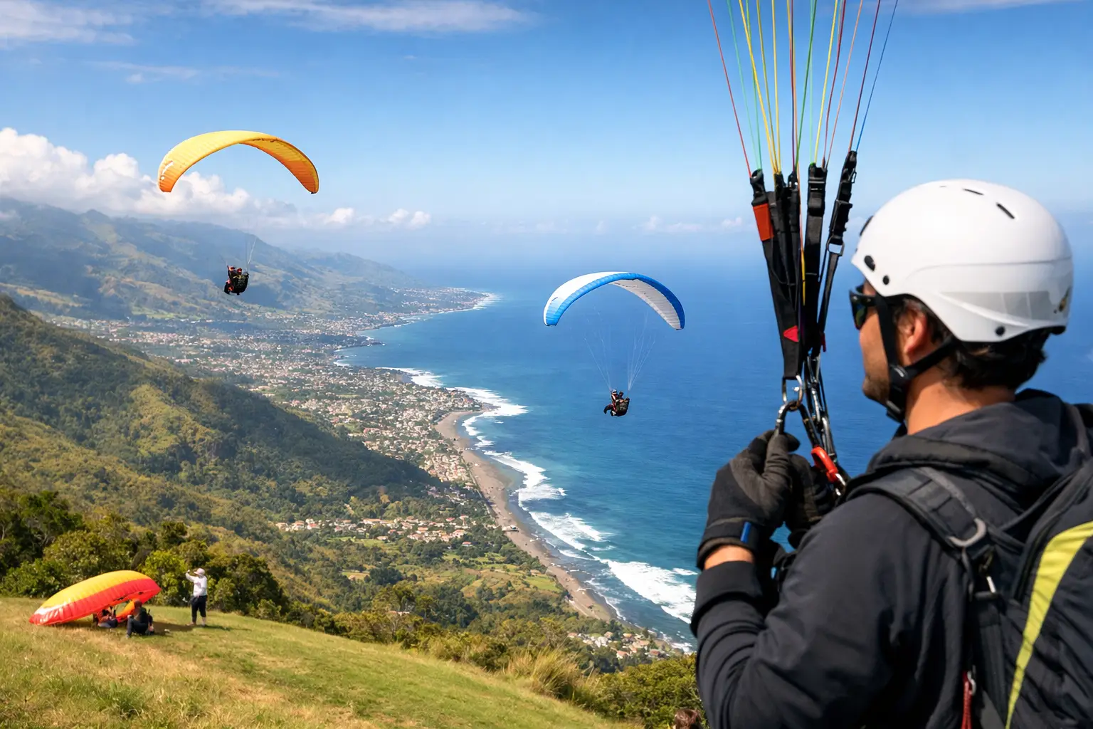 Comment choisir son créneau de parapente à La Réunion