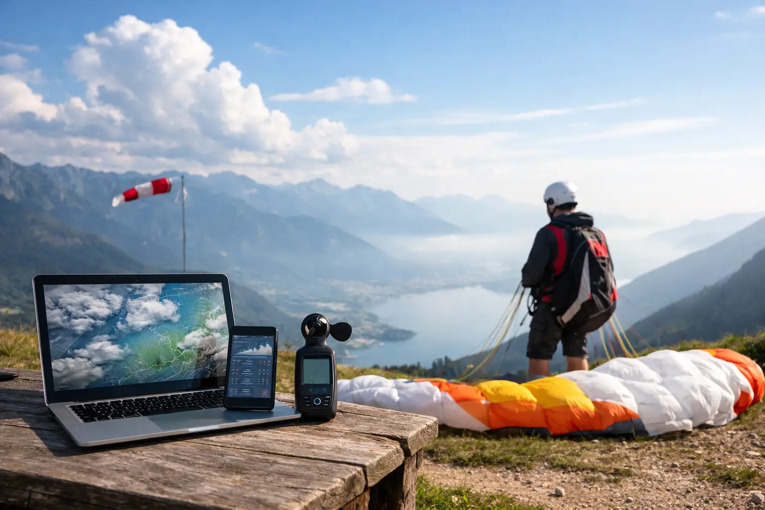 Comment vérifier la météo avant le parapente ?