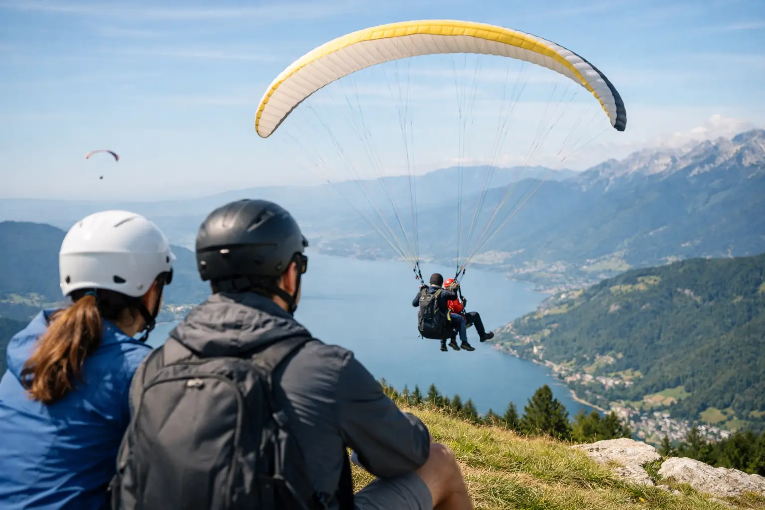 Peut-on venir accompagner au parapente ?