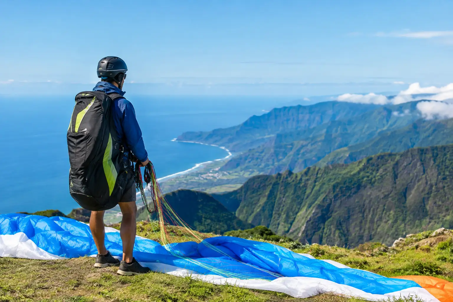Quel poids pour faire du parapente à La Réunion ?